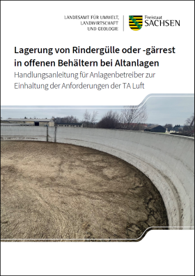 Vorschaubild zum Artikel Lagerung von Rindergülle oder -gärrest in offenen Behältern bei Altanlagen
